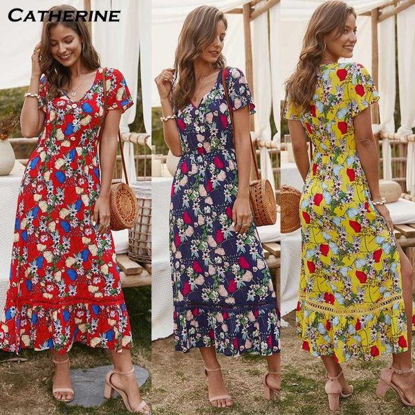 2020 лето длинное платье макси женщины повседневная boho цветочный принт шифон пляжное платье sexy v-образным вырезом оборками bodycon wrap, Black;gray
2020 лето длинное платье макси женщины повседневная boho цветочный принт шифон пляжное платье sexy v-образным вырезом оборками bodycon wrap, Black;gray