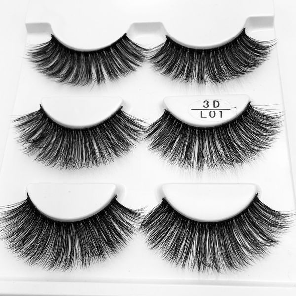 2018 new 3 pair 3d mink eyelashes handmade mink lashes natural long eye lashes cross thick curl false eyelashes 1cm-1.5cm
2018 new 3 pair 3d mink eyelashes handmade mink lashes natural long eye lashes cross thick curl false eyelashes 1cm-1.5cm