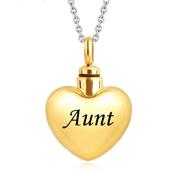 fashion simple small heart gold cremation stainless steel jewelry heart ash pendant urn necklace memorial keepsake jewelry, Silver
fashion simple small heart gold cremation stainless steel jewelry heart ash pendant urn necklace memorial keepsake jewelry, Silver