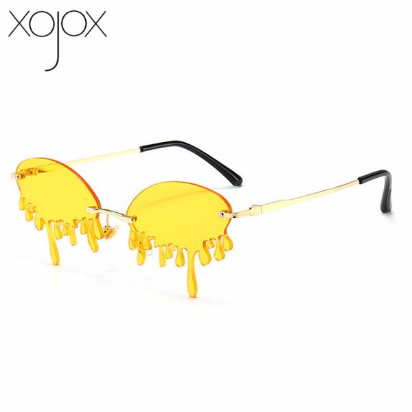 xojox 2020 rimless sunglasses women funny tears stlye vintage sun glasses male female retro black eyeglasses uv400, White;black
xojox 2020 rimless sunglasses women funny tears stlye vintage sun glasses male female retro black eyeglasses uv400, White;black