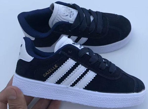 soldboys and girls new casual shoes gazelle children's shoes color size 25-35, Black
soldboys and girls new casual shoes gazelle children's shoes color size 25-35, Black