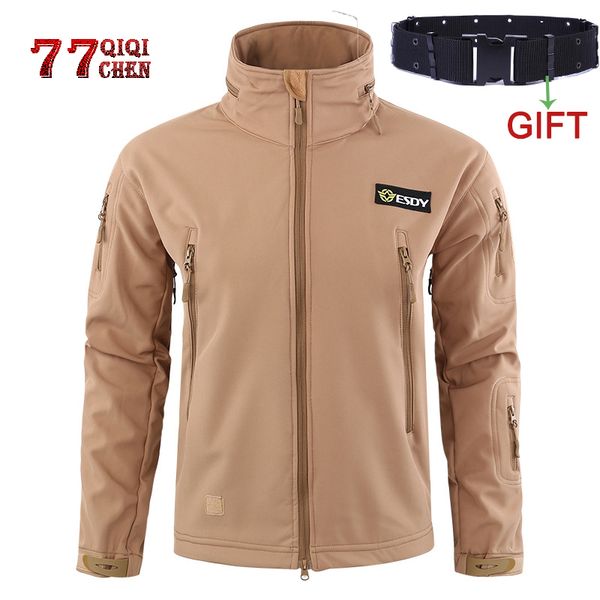 winter fleece waterproof windproof jackets men soft shell camo jacket coat male new pocket hooded tactical army outwear, Black;brown
winter fleece waterproof windproof jackets men soft shell camo jacket coat male new pocket hooded tactical army outwear, Black;brown