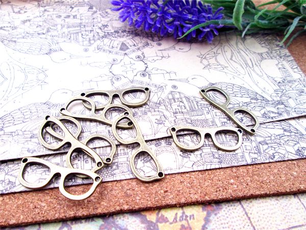 45pcs-- 10x29mm eyeglass charms, antique tibetan bronze tone double sided connectorsdiy charms pendants, Bronze;silver
45pcs-- 10x29mm eyeglass charms, antique tibetan bronze tone double sided connectorsdiy charms pendants, Bronze;silver