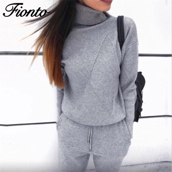 autumn winter knitted tracksuit turtleneck sweatshirts casual suit women clothing 2 piece set knit pant sporting suit female, Black;blue
autumn winter knitted tracksuit turtleneck sweatshirts casual suit women clothing 2 piece set knit pant sporting suit female, Black;blue