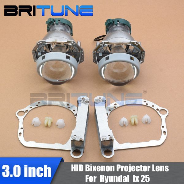 

for hella 3r g5 projector headlight lenses for ix 25 bixenon lens 3.0 d2s hid lamp automobiles car accessories retrofit