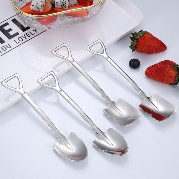 304 creative retro shovel coffee spoon stainless steel dessert spoon watermelon ice cream tip shovel flat gou
304 creative retro shovel coffee spoon stainless steel dessert spoon watermelon ice cream tip shovel flat gou