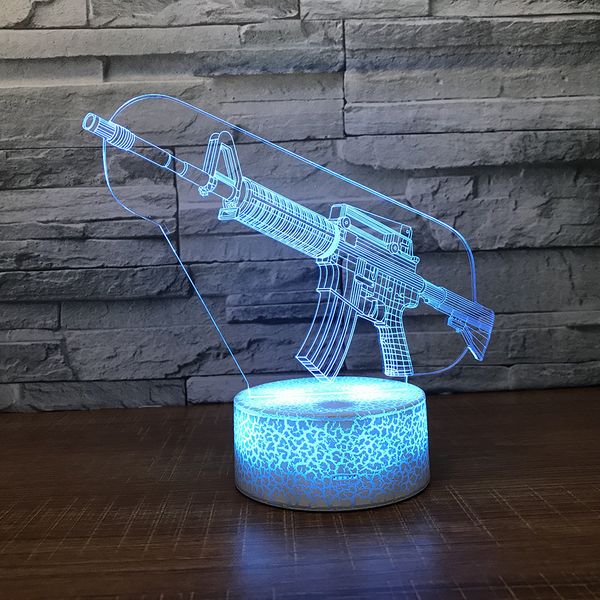 creative machine gun 3d lamp remote control touch nightlight led stereo vision gift table led night light led usb kids lamp
creative machine gun 3d lamp remote control touch nightlight led stereo vision gift table led night light led usb kids lamp