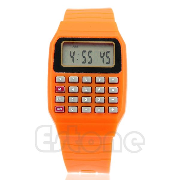 New Fad Children Silicone Date Multi-Purpose Kids Electronic Calculator Wrist Watch
New Fad Children Silicone Date Multi-Purpose Kids Electronic Calculator Wrist Watch