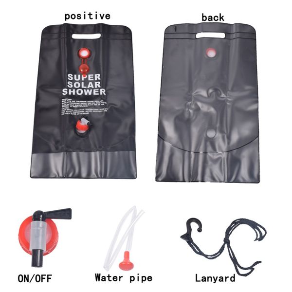 10l camp shower bag solar heated water pipe portable camping hiking travel bathing bag outdoor pvc
10l camp shower bag solar heated water pipe portable camping hiking travel bathing bag outdoor pvc