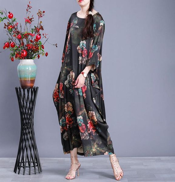 women summer loose retro printed dresss ladies vintage plus size dress female 2020 vintage dress, Black;gray
women summer loose retro printed dresss ladies vintage plus size dress female 2020 vintage dress, Black;gray