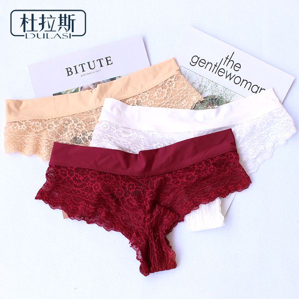 ultra soft women's lace panties thongs g strings seamless underwear women panty briefs bikini cotton crotch dulasi, Black;pink
ultra soft women's lace panties thongs g strings seamless underwear women panty briefs bikini cotton crotch dulasi, Black;pink