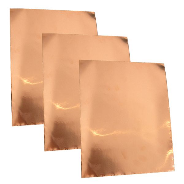 3 pieces copper foil tape single-sided conductive sheets emi shield sheet 30 x 22.5cm
3 pieces copper foil tape single-sided conductive sheets emi shield sheet 30 x 22.5cm