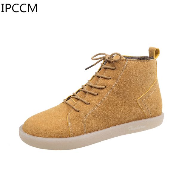 2019 winter new fashion plus velvet retro wild student snow boots soft breathable flat bottom solid color women's bare boots, Black
2019 winter new fashion plus velvet retro wild student snow boots soft breathable flat bottom solid color women's bare boots, Black