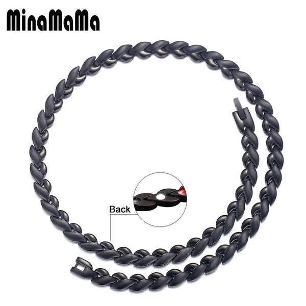 black titanium chain necklaces stainless steel health energy germanium magnetic necklace for women men health necklace jewelry, Silver
black titanium chain necklaces stainless steel health energy germanium magnetic necklace for women men health necklace jewelry, Silver