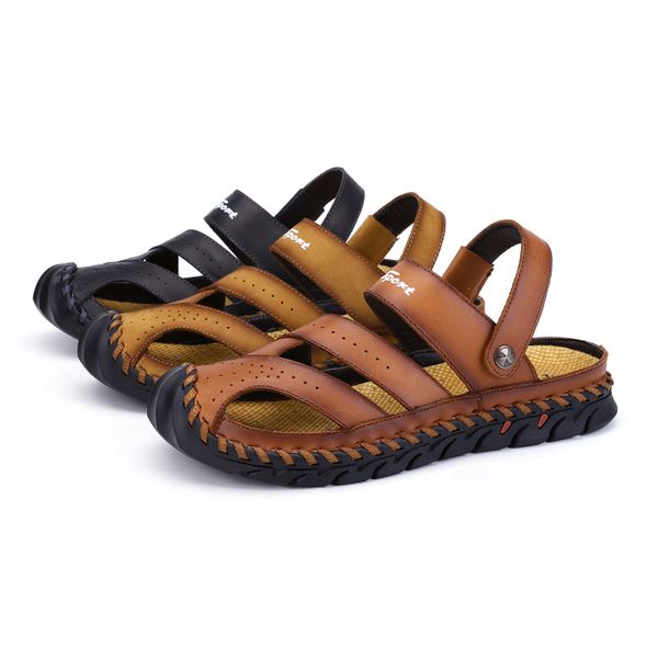 mens gladiator sandals men shoes sandals summer genuine leather crocse-shoes sandalias hombre sandles flip flops slippers beach, Black
mens gladiator sandals men shoes sandals summer genuine leather crocse-shoes sandalias hombre sandles flip flops slippers beach, Black