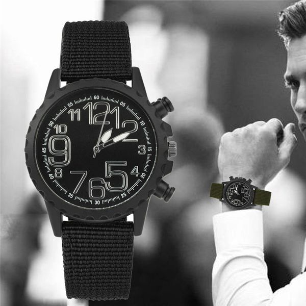 modern watch men classic wrist quartz new retro design nylon band charm analog alloy watches a4, Slivery;brown
modern watch men classic wrist quartz new retro design nylon band charm analog alloy watches a4, Slivery;brown