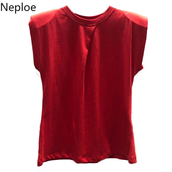 neploe o neck short sleeve solid t shirt women cutton pleated design summer new tees 2020 loose wild ladies 49382 cx200605, White
neploe o neck short sleeve solid t shirt women cutton pleated design summer new tees 2020 loose wild ladies 49382 cx200605, White