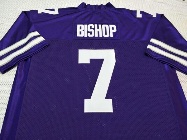 rare kansas state wildcats michael bishop #7 real full embroidery jersey size s-4xl or custom any name or number jersey, Black;red
rare kansas state wildcats michael bishop #7 real full embroidery jersey size s-4xl or custom any name or number jersey, Black;red