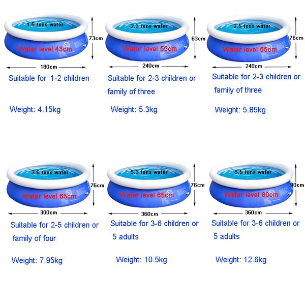 360*76cm giant size blue&white above ground inflatable swimming pool family pool for adults kids thickening summer water pool
360*76cm giant size blue&white above ground inflatable swimming pool family pool for adults kids thickening summer water pool
