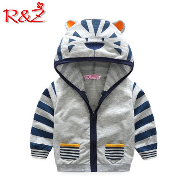 r&z children's jacket 2019 ins europe and america spring and autumn new boys cotton hoodie cartoon tiger zipper jacket, Blue;gray
r&z children's jacket 2019 ins europe and america spring and autumn new boys cotton hoodie cartoon tiger zipper jacket, Blue;gray