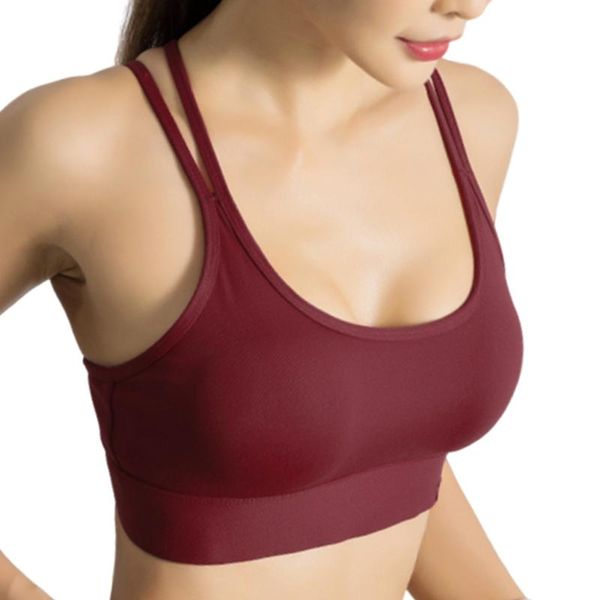 sport vest simple fitness soft beautiful -proof yoga bra vest for lady, White;black
sport vest simple fitness soft beautiful -proof yoga bra vest for lady, White;black