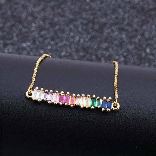bohemian colored copper zircon bracelet creative adjustable gold zircon gold couple bracelet ladies charm sweet jewelry gift, Black
bohemian colored copper zircon bracelet creative adjustable gold zircon gold couple bracelet ladies charm sweet jewelry gift, Black