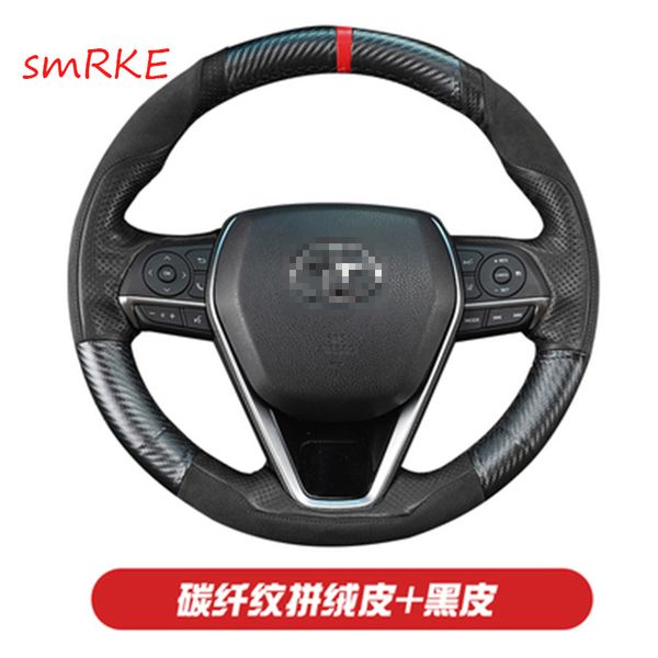 fortoyota camry 8th toyota avalon diy hand sewing carbon fiber black leather suede steering wheel cover
fortoyota camry 8th toyota avalon diy hand sewing carbon fiber black leather suede steering wheel cover