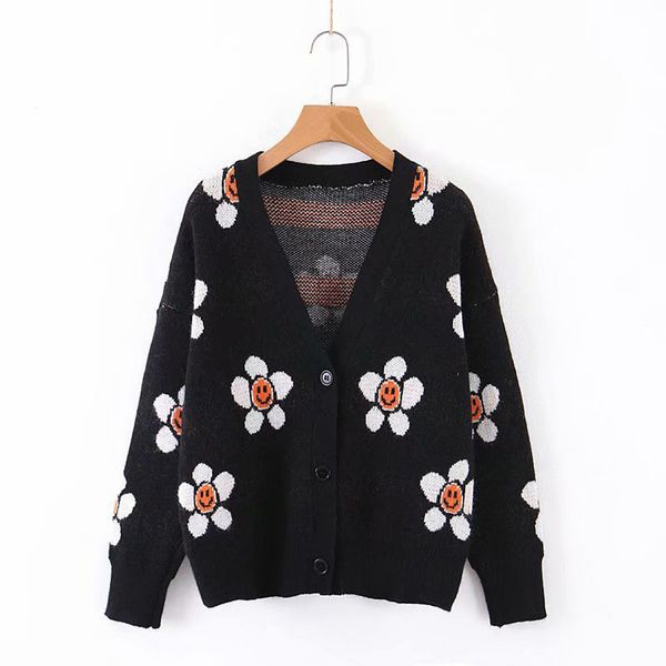 2019 women cardigans sweater v neck print loose knitwear single breasted casual knit cardigan outwear winter jacket coat#g30, White
2019 women cardigans sweater v neck print loose knitwear single breasted casual knit cardigan outwear winter jacket coat#g30, White