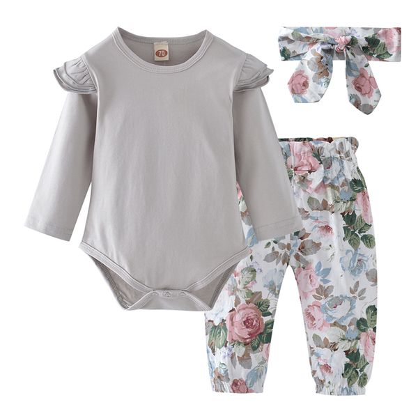 newborn infant baby girl clothes set cotton long sleeve bodysuits flower pants headbands 3pcs toddler baby clothing outfits, White
newborn infant baby girl clothes set cotton long sleeve bodysuits flower pants headbands 3pcs toddler baby clothing outfits, White
