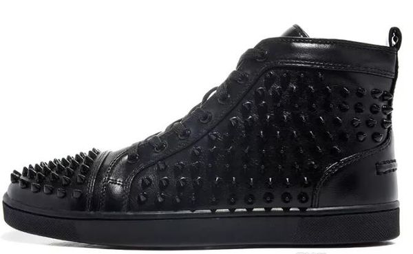 shipping 2019 sneakers spikes red bottom luxury designer flat casual shoes men high sole studded blue black studs rivet male shoes t01
shipping 2019 sneakers spikes red bottom luxury designer flat casual shoes men high sole studded blue black studs rivet male shoes t01