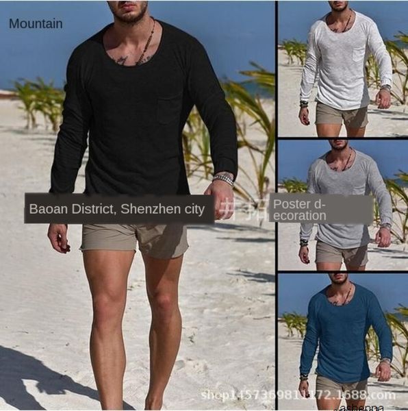 mens designer t shirt round neck men's wear long sleeved9dgh, White;black
mens designer t shirt round neck men's wear long sleeved9dgh, White;black