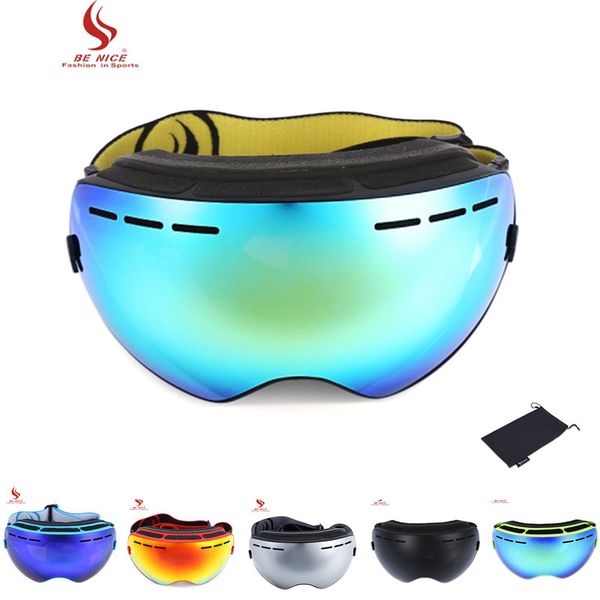 be nice double lens uv400 anti-fog big spherical skiing glasses snow goggles skiing eyewear snowboarding goggle ski sports
be nice double lens uv400 anti-fog big spherical skiing glasses snow goggles skiing eyewear snowboarding goggle ski sports