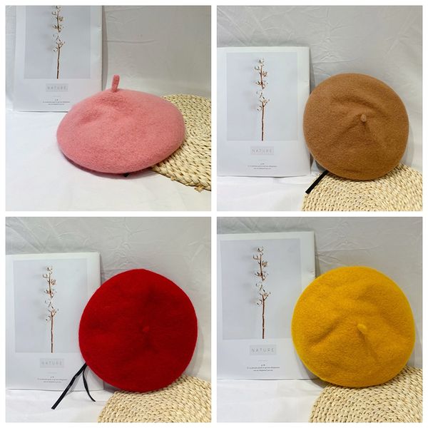 fashion kids imitation wool warm beret beanie hat children cap boys girls caps gift 6-10y 8, Yellow
fashion kids imitation wool warm beret beanie hat children cap boys girls caps gift 6-10y 8, Yellow