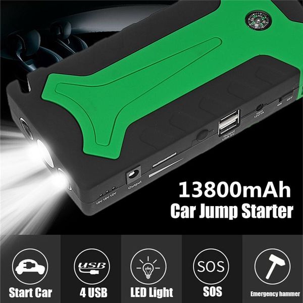 13800mah 12v car jump starter multifunction emergency power bank battery pack dual usb charging port led
13800mah 12v car jump starter multifunction emergency power bank battery pack dual usb charging port led