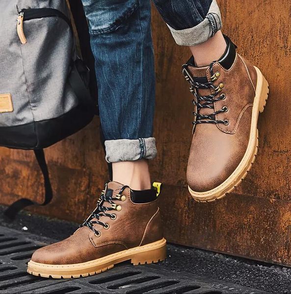 2019 mens boots brown black khaki winter boots designer leather comfortable ankle martin boots outdoor sports shoes size 40-44
2019 mens boots brown black khaki winter boots designer leather comfortable ankle martin boots outdoor sports shoes size 40-44