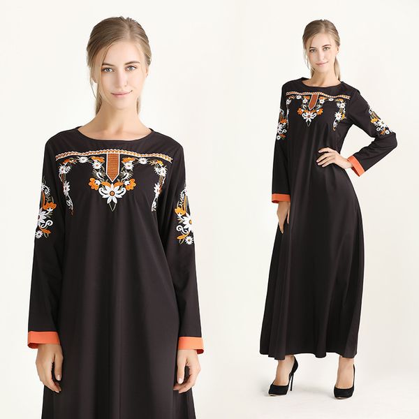 factory direct yiduo embroidered dress womens new muslim ethnic style waist malay dress 7726
factory direct yiduo embroidered dress womens new muslim ethnic style waist malay dress 7726