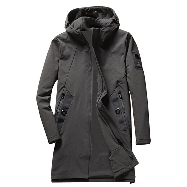new men's full sleeve regular length casual stand collar solid zipper hooded pockets slim trench coat jacket, Tan;black
new men's full sleeve regular length casual stand collar solid zipper hooded pockets slim trench coat jacket, Tan;black