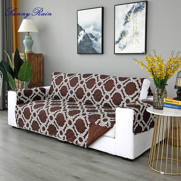 sunnyrain 1-piece geometric stretch sofa cover universal couch cover pets scratching resisitant
sunnyrain 1-piece geometric stretch sofa cover universal couch cover pets scratching resisitant