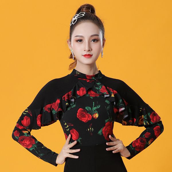 новый латинские танцы топы женщин ballroom топы с длинным рукавом цветочная печатный танец outfit партии ladies competitive top 314, Black;red
новый латинские танцы топы женщин ballroom топы с длинным рукавом цветочная печатный танец outfit партии ladies competitive top 314, Black;red