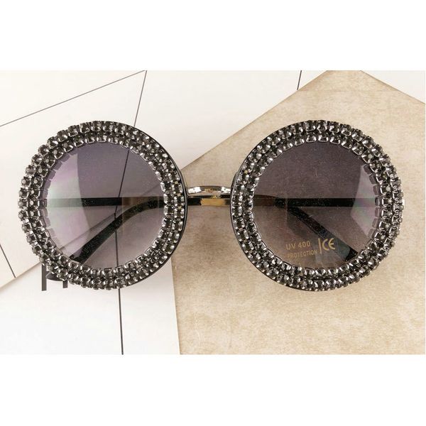 2019 new round sunglasses women vintage black crystal mix rhinestone sun glasses for women small sun glasses fml, White;black
2019 new round sunglasses women vintage black crystal mix rhinestone sun glasses for women small sun glasses fml, White;black