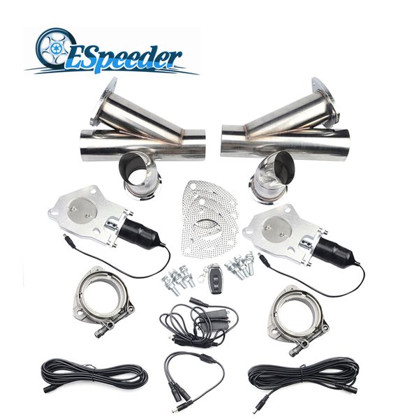 espeeder 2''/2.25''/2.5''/3.0'' exhaust cut out stainless steel headers catback pair valve electric
espeeder 2''/2.25''/2.5''/3.0'' exhaust cut out stainless steel headers catback pair valve electric