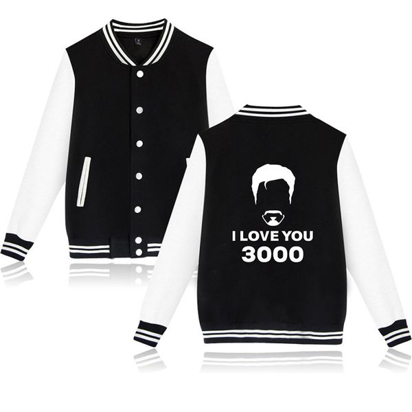 i love you 3000 times fashion hip hop baseball jacket men women hoodie sweatshirts coats casual long sleeve hoodies jackets, Black;brown
i love you 3000 times fashion hip hop baseball jacket men women hoodie sweatshirts coats casual long sleeve hoodies jackets, Black;brown