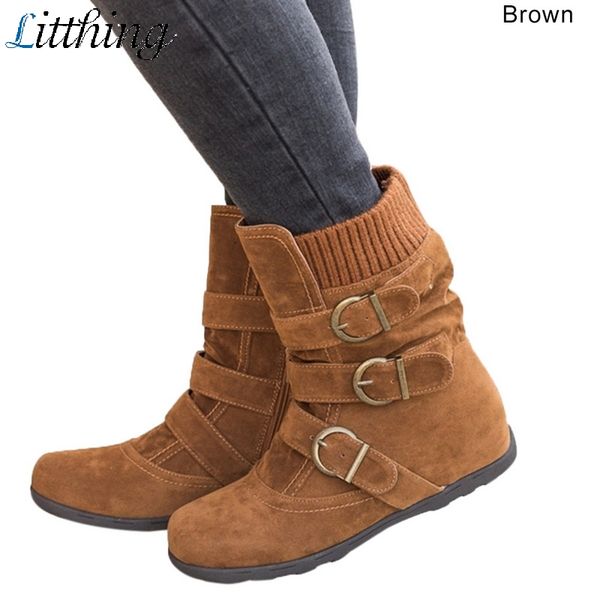 litthing women's snow boots flat bottom large size short thick cotton short boots casual shoes very warm winter women, Black
litthing women's snow boots flat bottom large size short thick cotton short boots casual shoes very warm winter women, Black