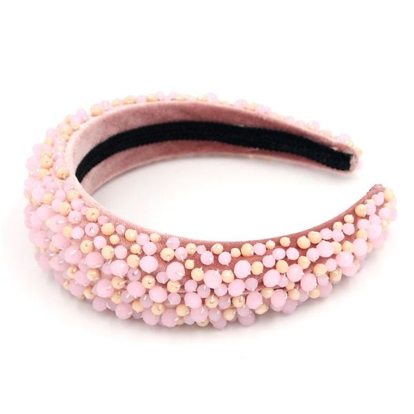 womens baroque thick padded headband handmade beading rhinestone wide hair hoop axyd, Golden;white
womens baroque thick padded headband handmade beading rhinestone wide hair hoop axyd, Golden;white