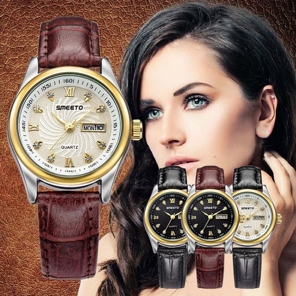 fashion leather strap multi scale waterproof large dial belt women's watch classic fashion ladies quartz wrist watch clock 2019, Slivery;brown
fashion leather strap multi scale waterproof large dial belt women's watch classic fashion ladies quartz wrist watch clock 2019, Slivery;brown
