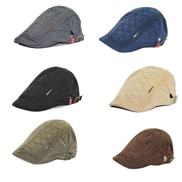 2019 new men boy casual vintage autumn winter outdoor cotton adjustable beret retro artist hat flat cap, Blue;gray
2019 new men boy casual vintage autumn winter outdoor cotton adjustable beret retro artist hat flat cap, Blue;gray