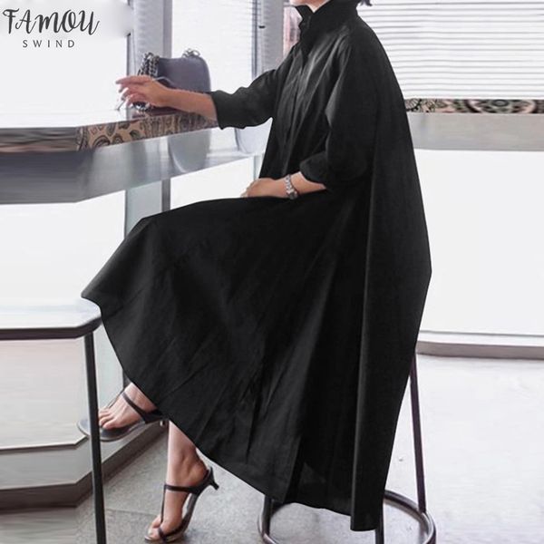 office ladies dress women turn-down collar asymmetrical party dress summer sundress casual loose vestido plus size, Black;gray
office ladies dress women turn-down collar asymmetrical party dress summer sundress casual loose vestido plus size, Black;gray