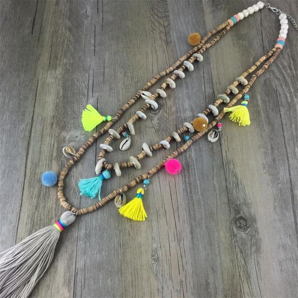 bohemia ethnic statement necklaces new fashion boho jewelry handmade coconut shell diy beads choker necklace for women, Silver
bohemia ethnic statement necklaces new fashion boho jewelry handmade coconut shell diy beads choker necklace for women, Silver