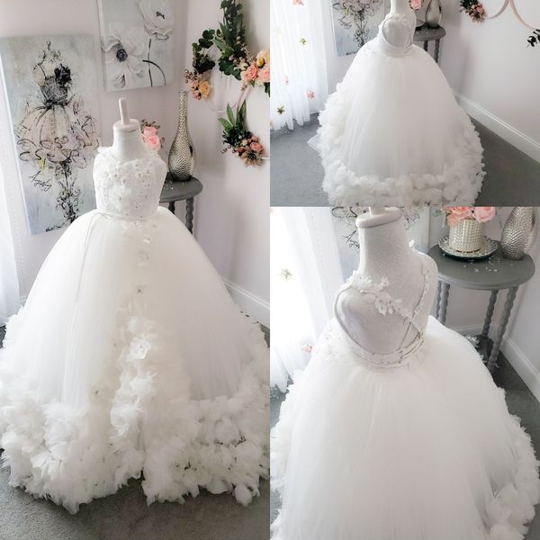 lovely ball gown flower girl dress jewel neck sleeveless tulle lace crystal wedding dress floor length girl' birthday part, White;blue
lovely ball gown flower girl dress jewel neck sleeveless tulle lace crystal wedding dress floor length girl' birthday part, White;blue