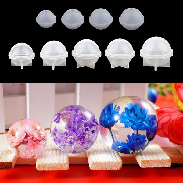 9 sizes mini large round sphere ball silicone mould crystal resin casting mold for diy dried flower ornaments craft 20-100mm
9 sizes mini large round sphere ball silicone mould crystal resin casting mold for diy dried flower ornaments craft 20-100mm
